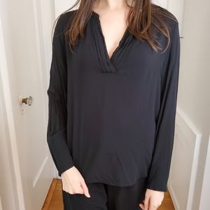 Coldwater Creek Black Blouse Size M 10-12 New